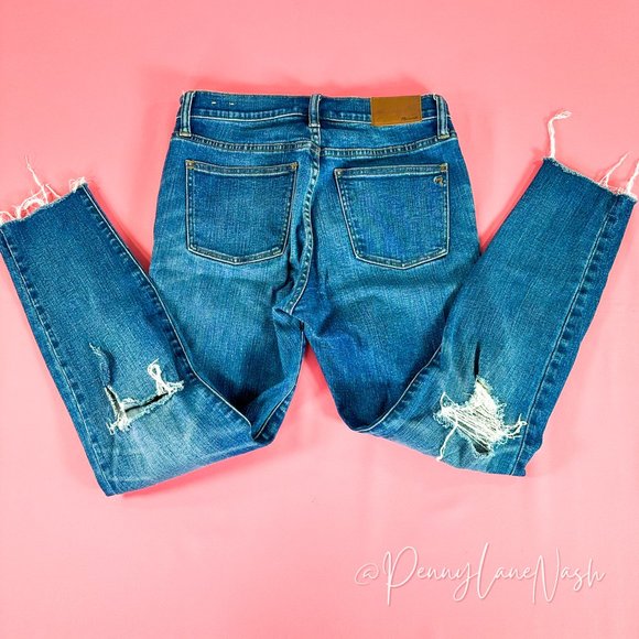 Madewell 9" High Riser Skinny Skinny Crop Jeans - Picture 10 of 11